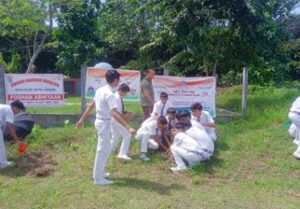 Establishment of Poshan Vatika at Jawahar Navodaya Vidyalaya, Udalguri on 30th September 2023.